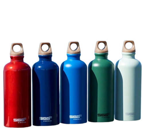 Gourde en aluminium légère et robuste made in Suisse