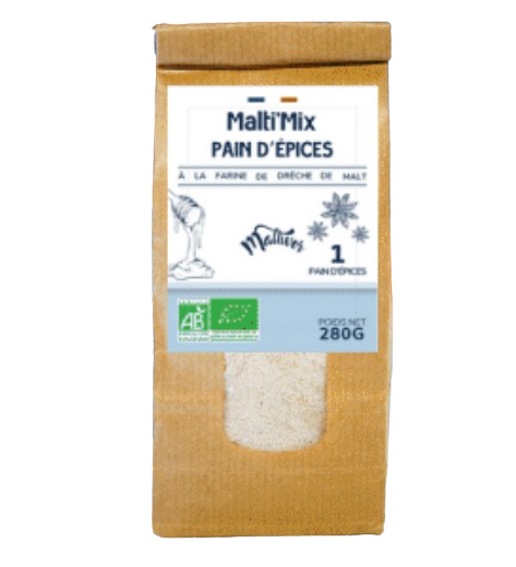 Préparation pain d'épice à la farine de drêche de Malt bio