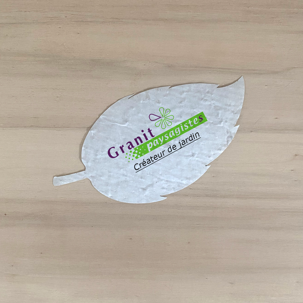 Forme à planter en papier ensemencé - 4