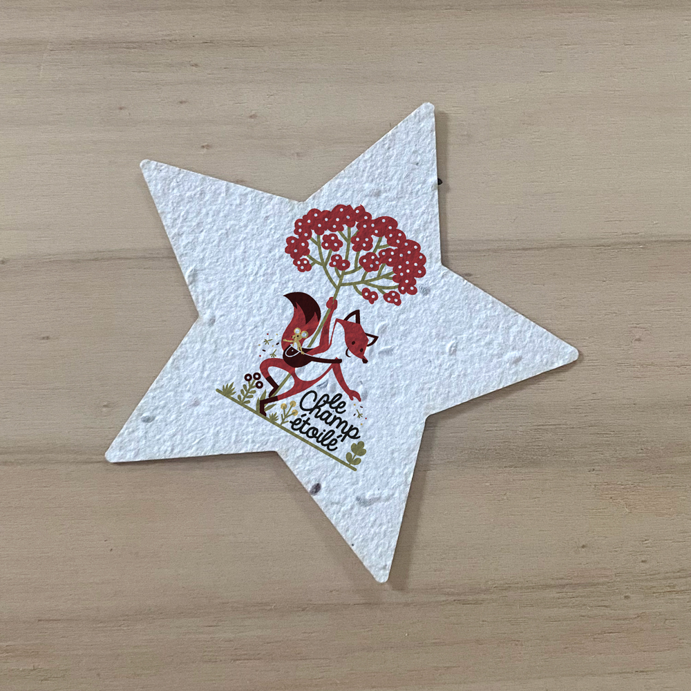 Forme à planter en papier ensemencé - 7