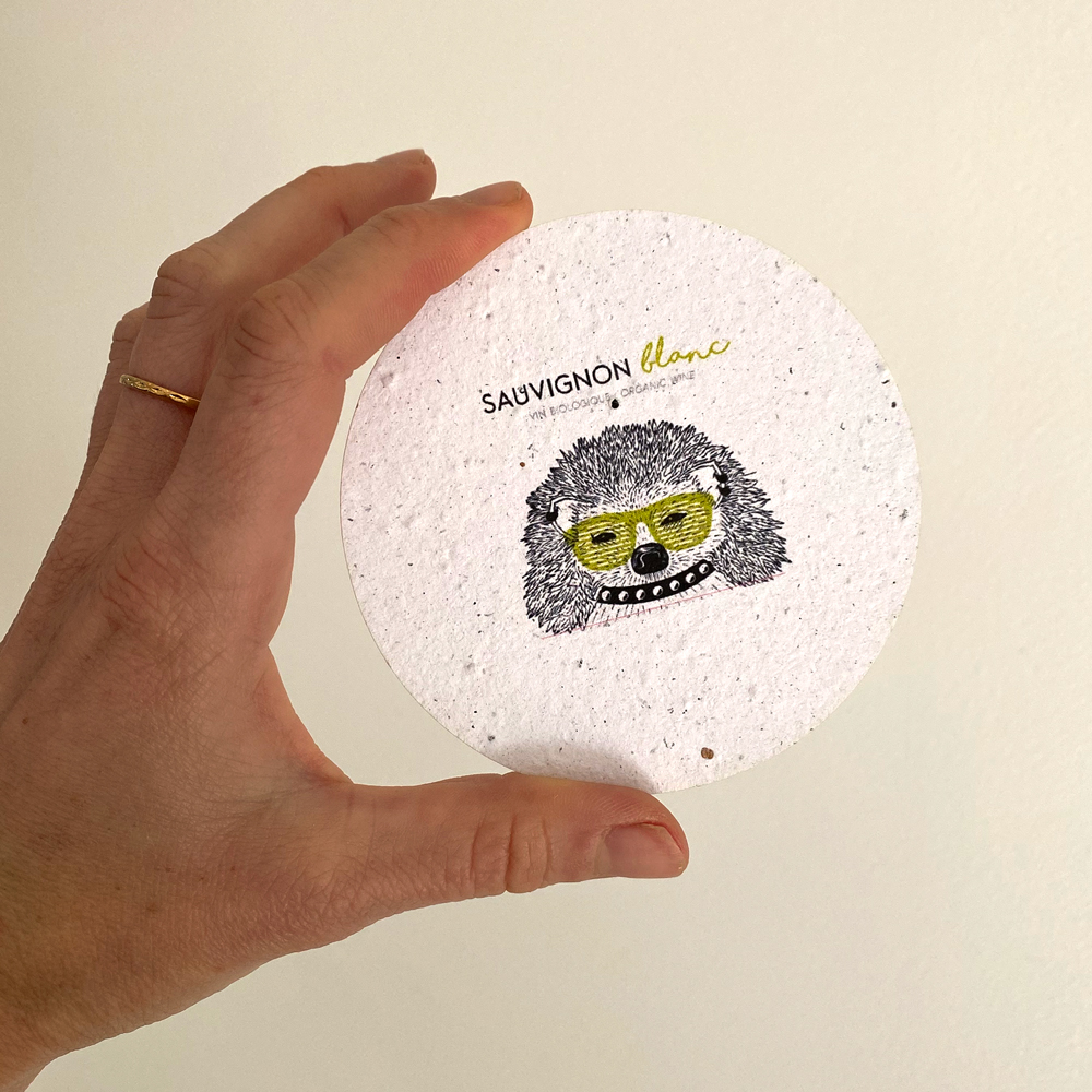 Sous-verre à planter en papier ensemencé  - 4