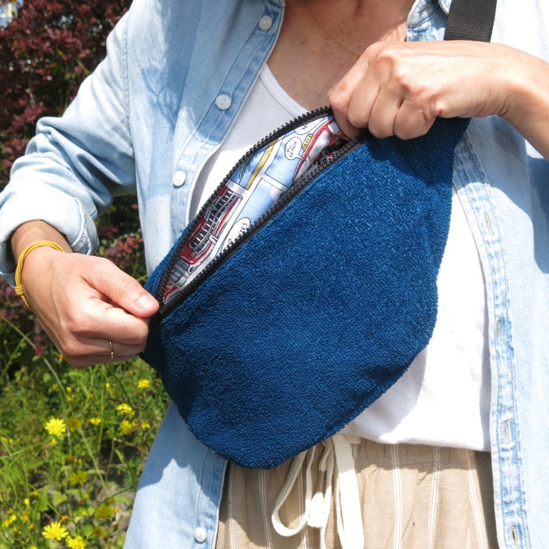 Sac banane en éponge de coton upcyclée - 5