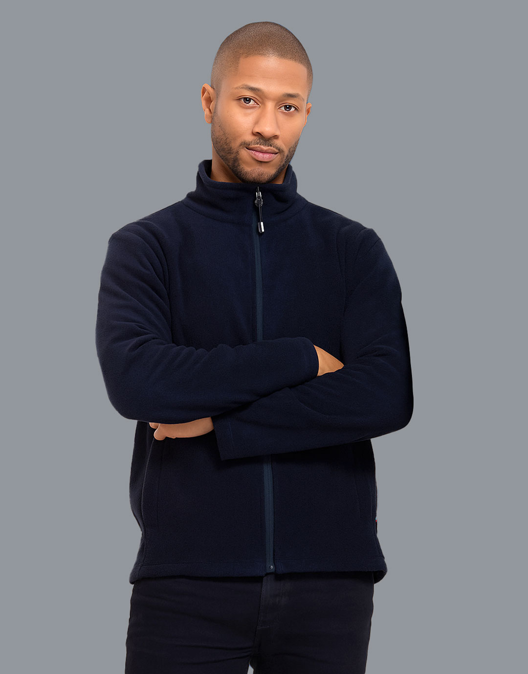 Veste polaire homme en polyester recyclé made in France - Aravis - 3