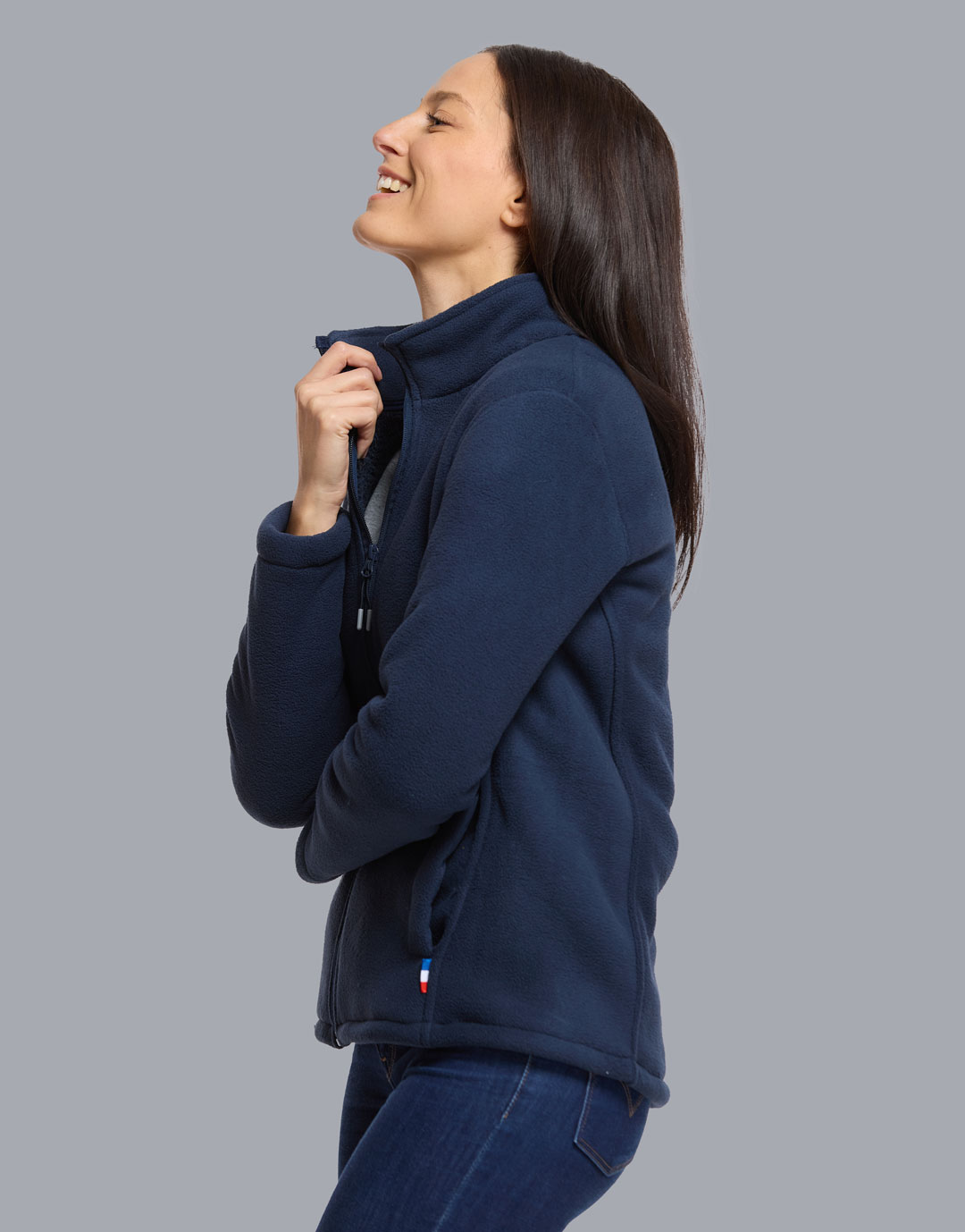 Veste polaire femme en polyester recyclé made in France - Vanoise - 4