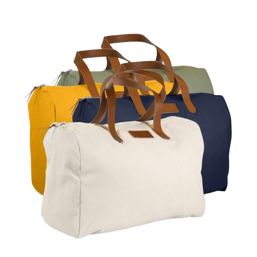 Sac voyage en coton bio made in France