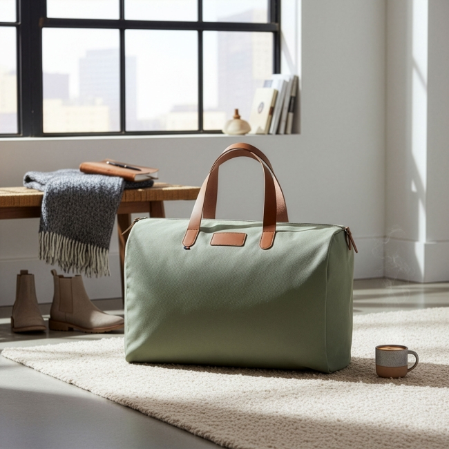 Sac voyage en coton bio made in France - 7