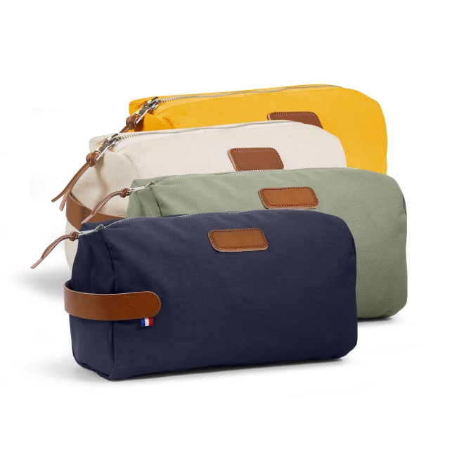 Trousse de toilette en coton bio made in France