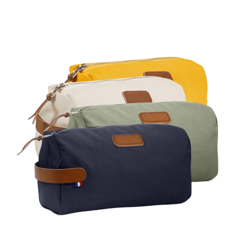 Trousse de toilette en coton bio made in France 