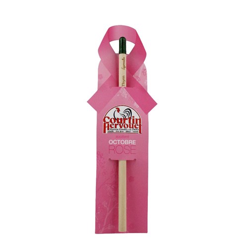 Crayon à graines dans un étui Octobre Rose 