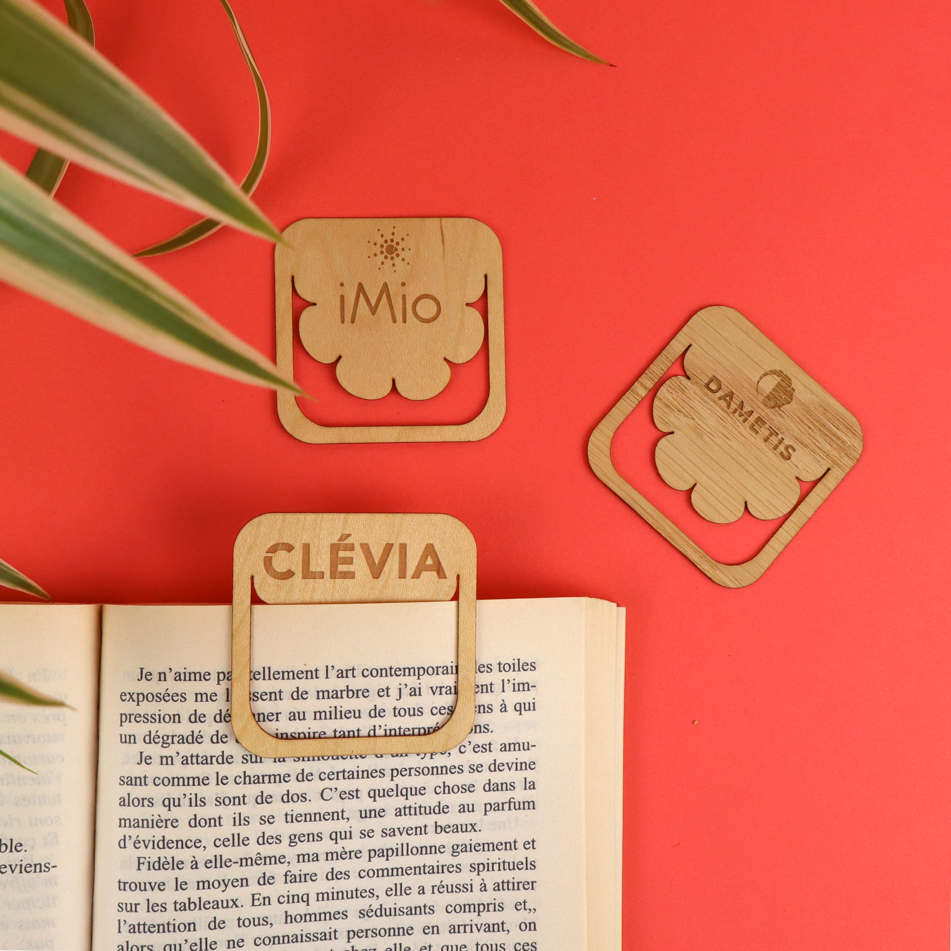 Marque-page en bois made in France - 5