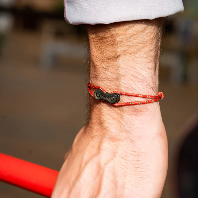 Bracelet upcyclé en chaîne de vélo made in France  - 2