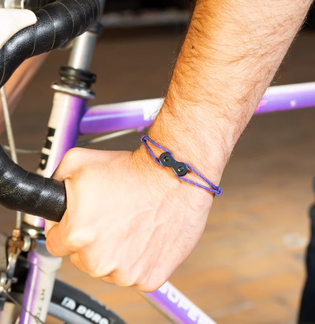 Bracelet upcyclé en chaîne de vélo made in France  - 3