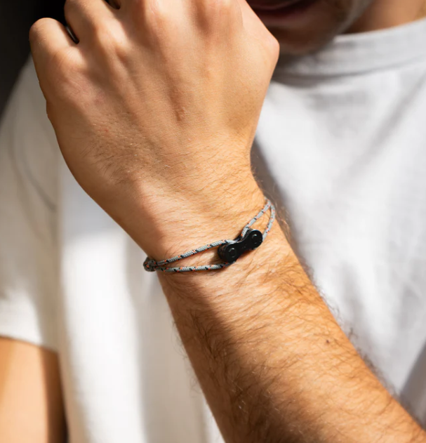 Bracelet upcyclé en chaîne de vélo made in France  - 4