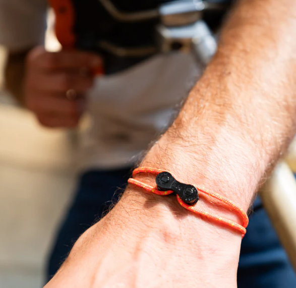 Bracelet upcyclé en chaîne de vélo made in France  - 5