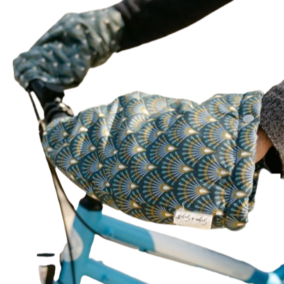 Manchons pour guidon de vélo en coton