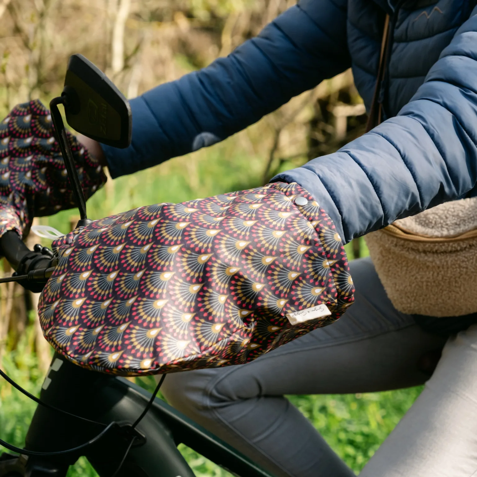 Manchons pour guidon de vélo en coton - 5