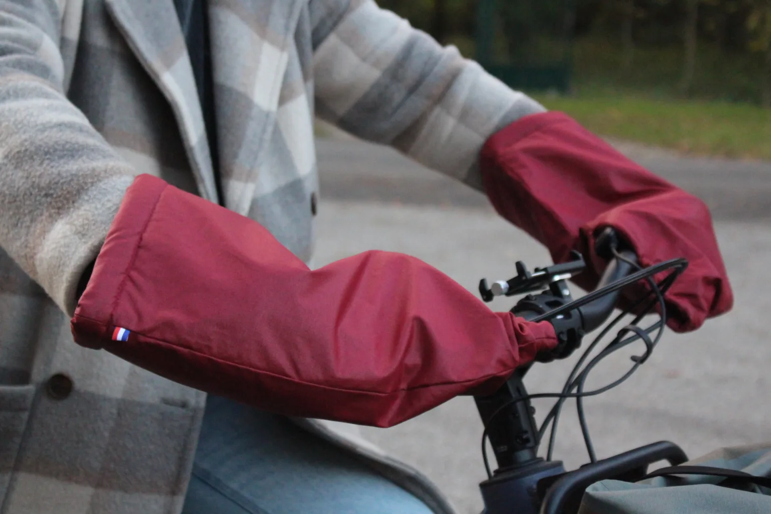 Manchons pour guidon de vélo en coton - 6