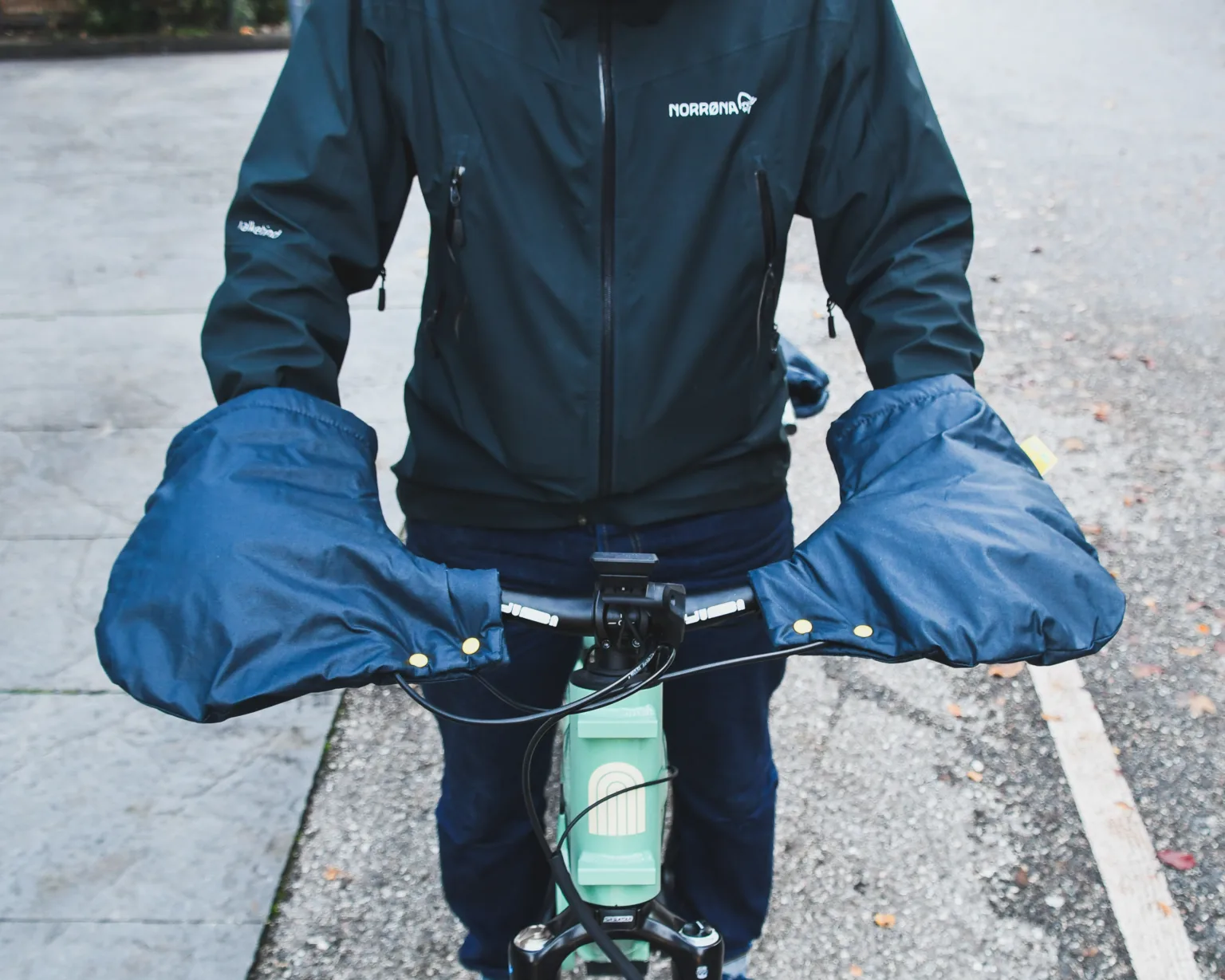 Manchons pour guidon de vélo en coton - 7