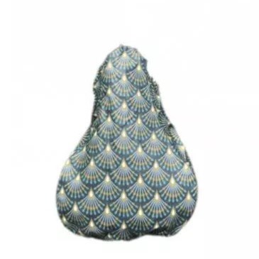 Couvre-selle vélo réversible en coton