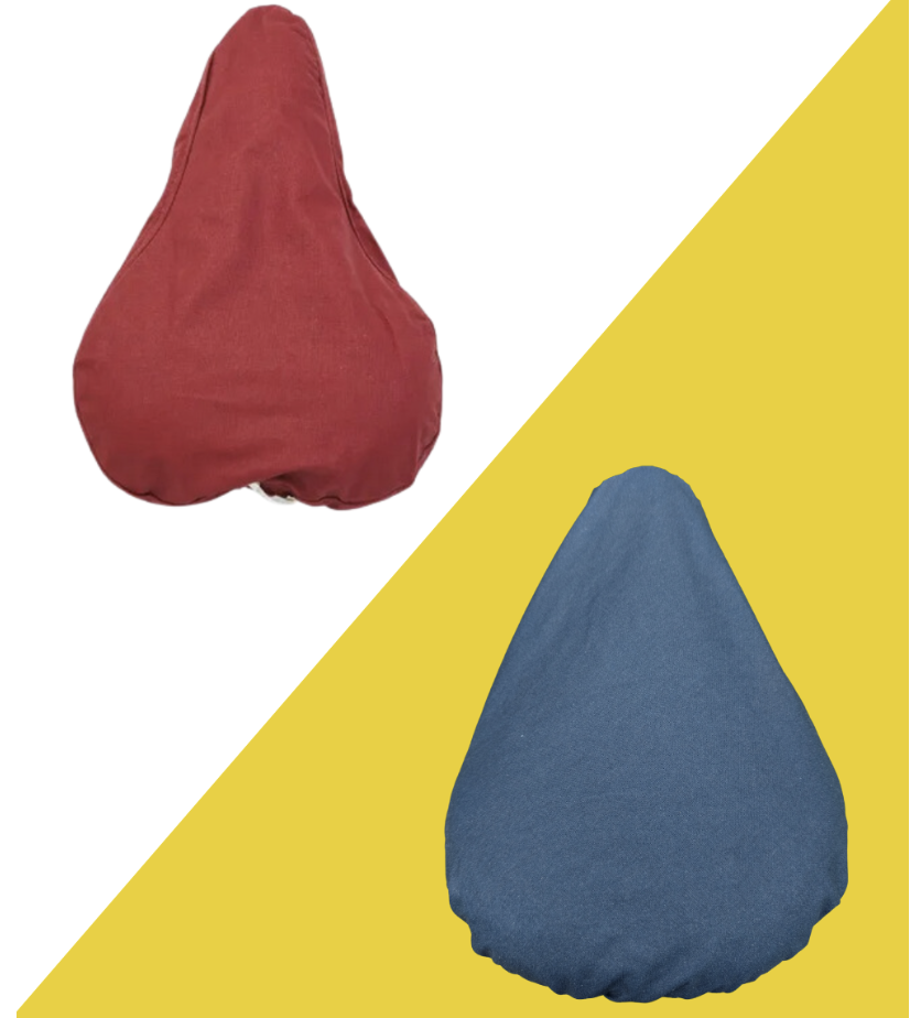 Couvre-selle vélo réversible en coton - 6