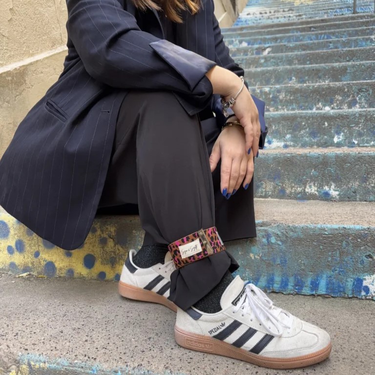 Serre-pantalon de vélo en coton - 3