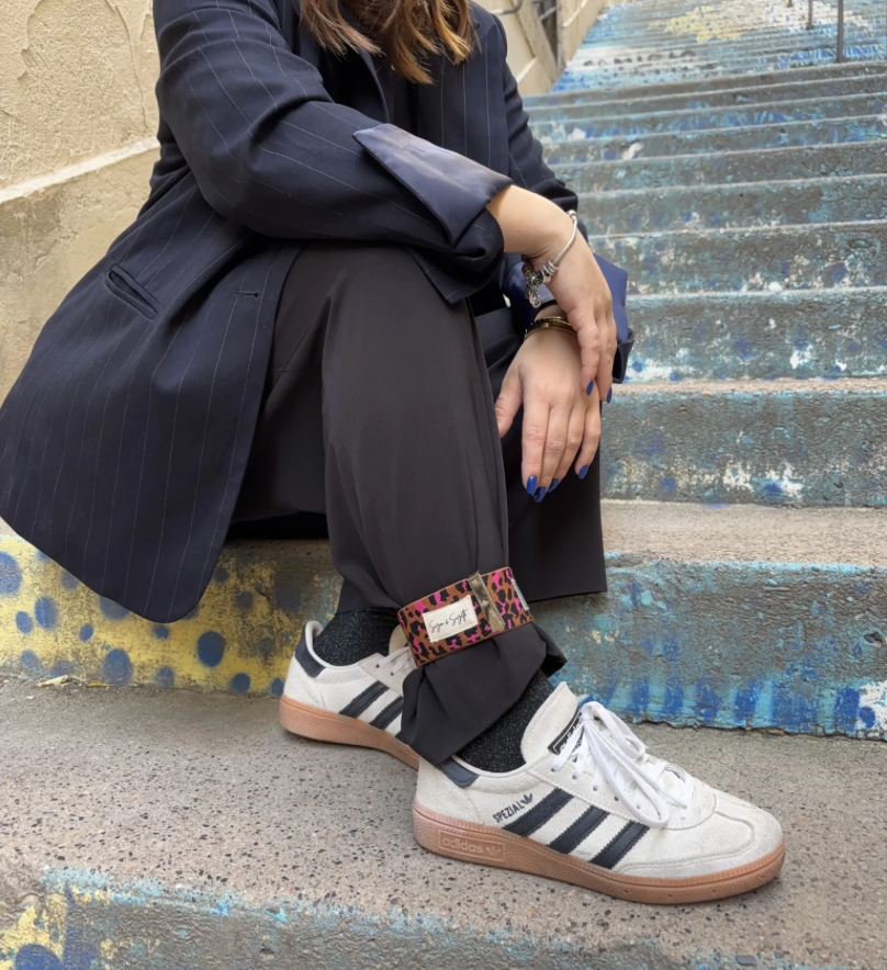 Serre-pantalon de vélo en coton