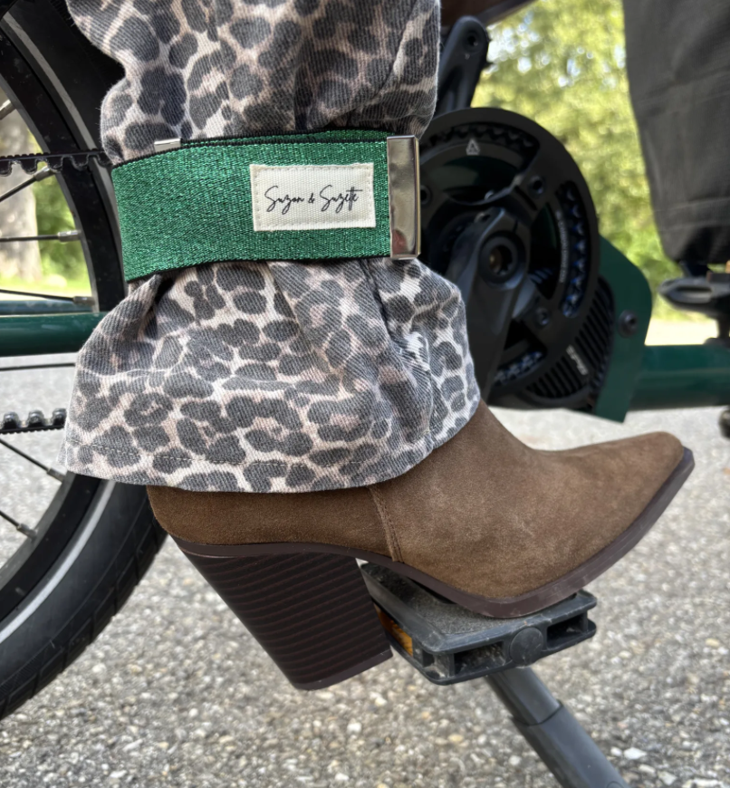 Serre-pantalon de vélo en coton - 4