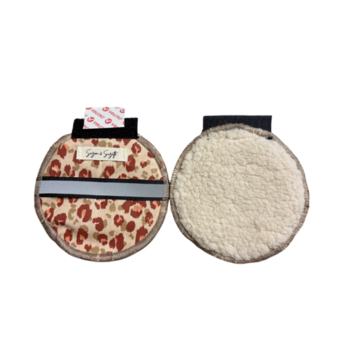 Cache-oreilles pour casque de vélo en coton upcyclé