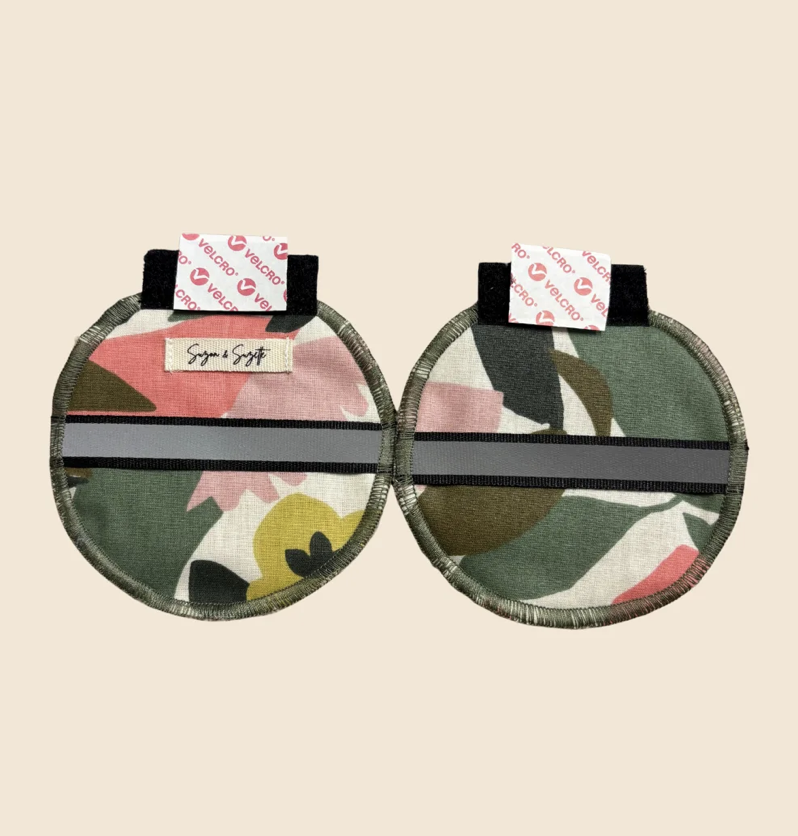 Cache-oreilles pour casque de vélo en coton upcyclé - 2