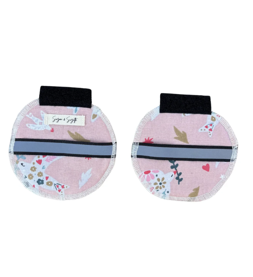 Cache-oreilles pour casque de vélo en coton upcyclé - 3