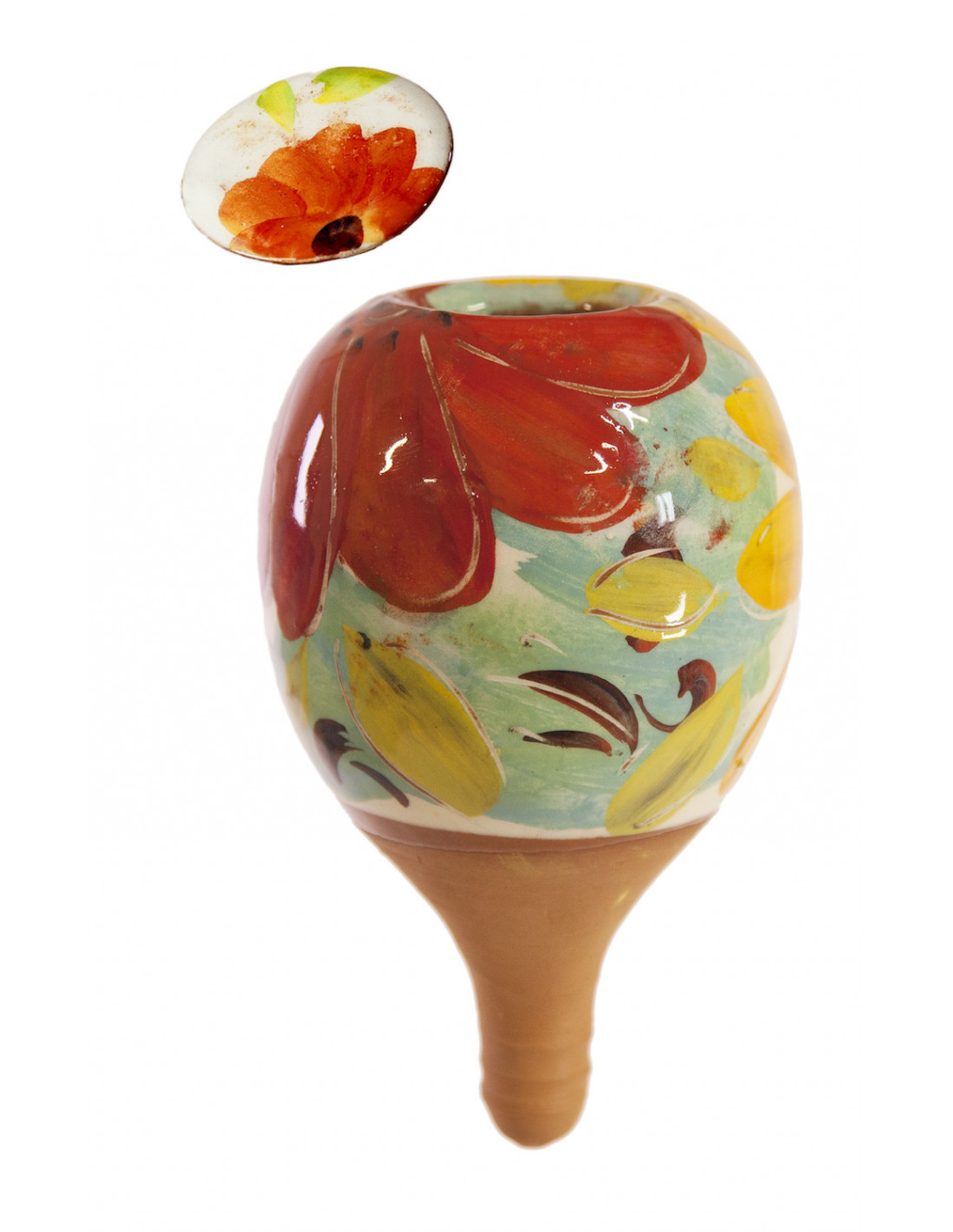 Oyas à planter émaillée et décorée - 5