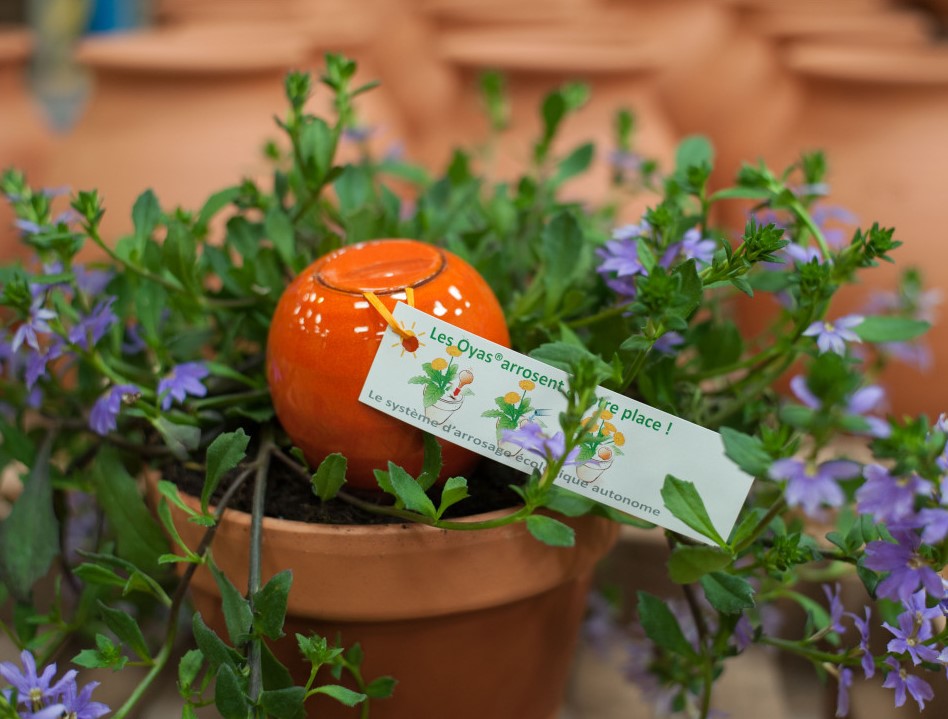 Oyas à planter émaillée et décorée - 9