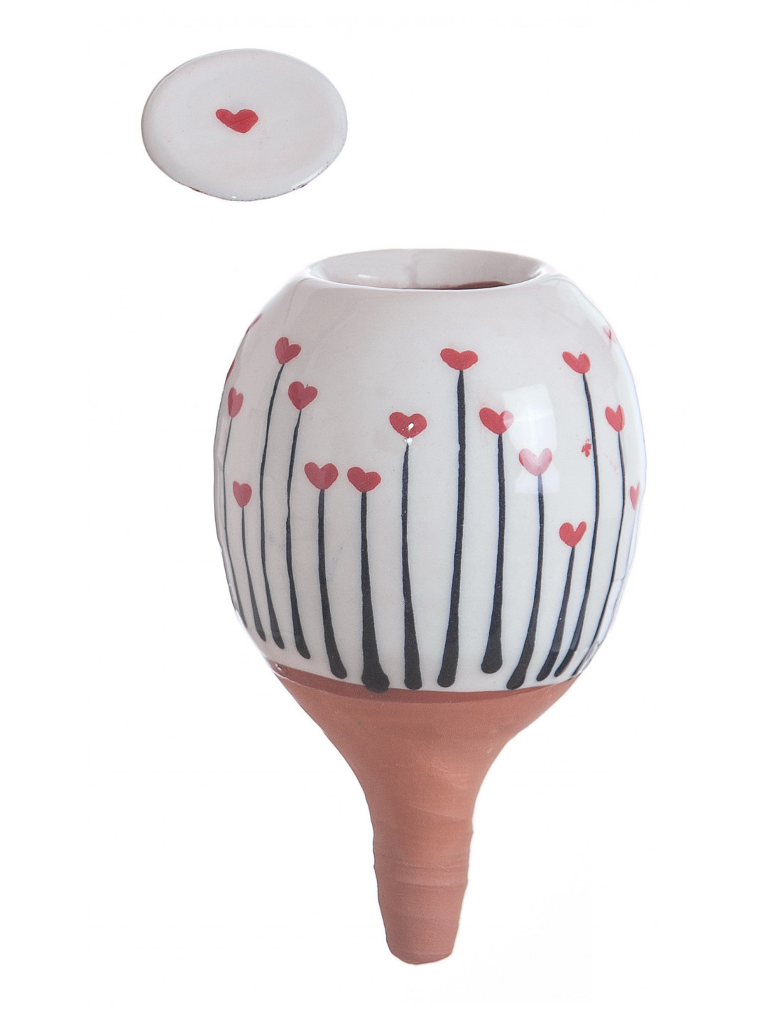 Oyas à planter émaillée et décorée - 3