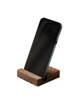 Support de téléphone upcyclé