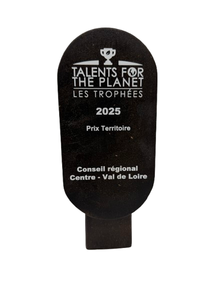 Trophée upcyclé à partir de marc de café et papier recyclé - 2