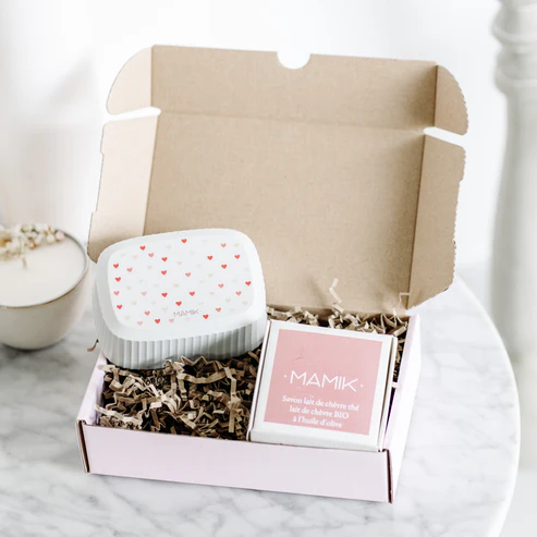 Coffret savon au lait de chèvre et sa boite - 3