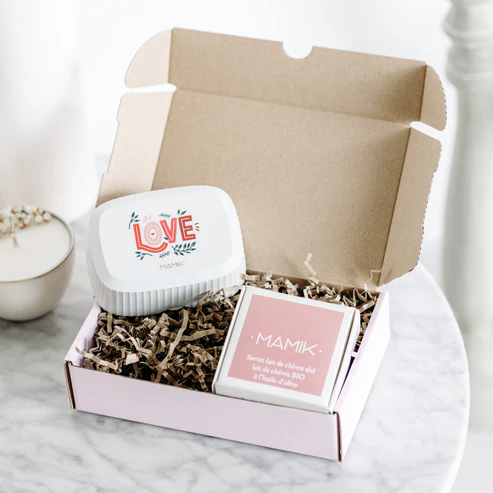 Coffret savon au lait de chèvre et sa boite - 6