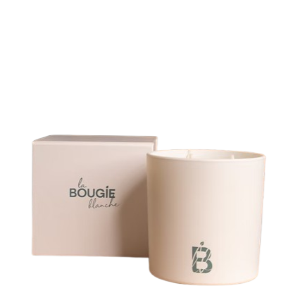 Maxi bougie artisanal en verre