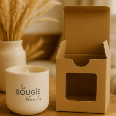 Bougie artisanal en quartz - 2