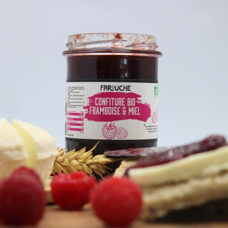 Confiture framboise et miel BIO - 2