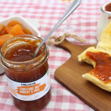 Confiture abricot et miel BIO - 2