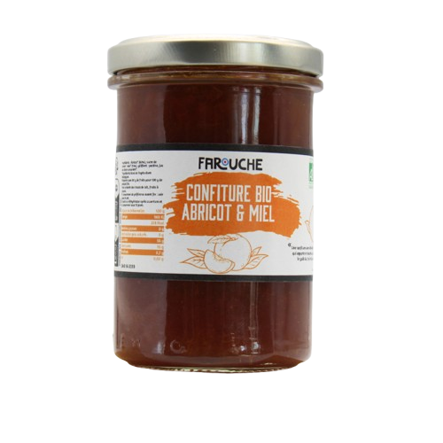 Confiture abricot et miel BIO