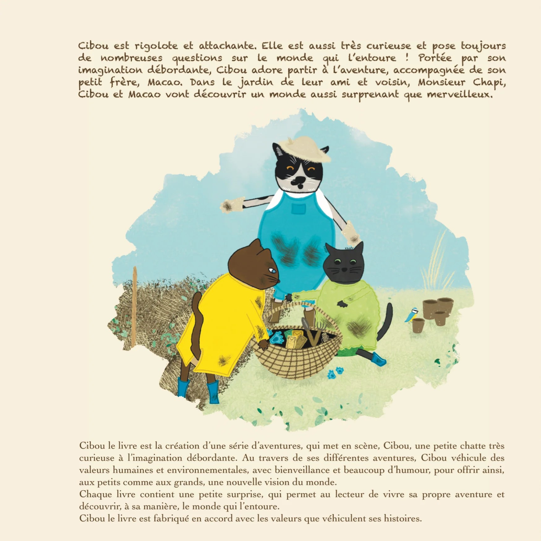 Livre "Cibou découvre les secrets du potager" - tome 1 - 5