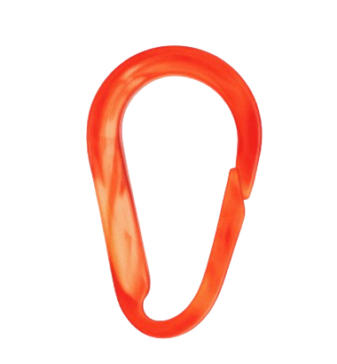 Porte-clés mousqueton en plastique recyclé