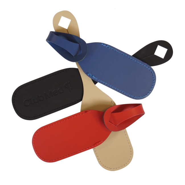 Porte-étiquette cuir régé made in France