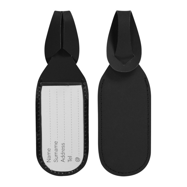 Porte-étiquette cuir régé made in France - 2