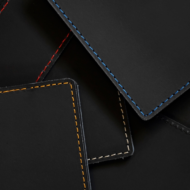 Porte-étiquette cuir régé made in France - 3