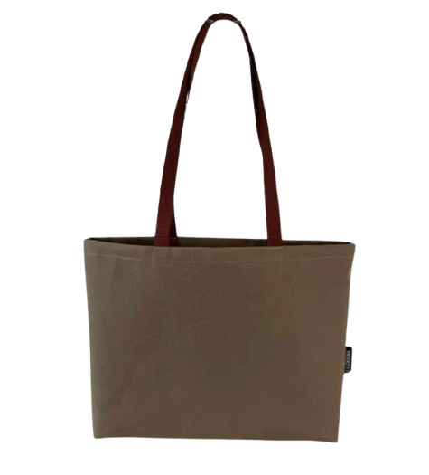 Cabas rectangle en matière ucpyclée made in France