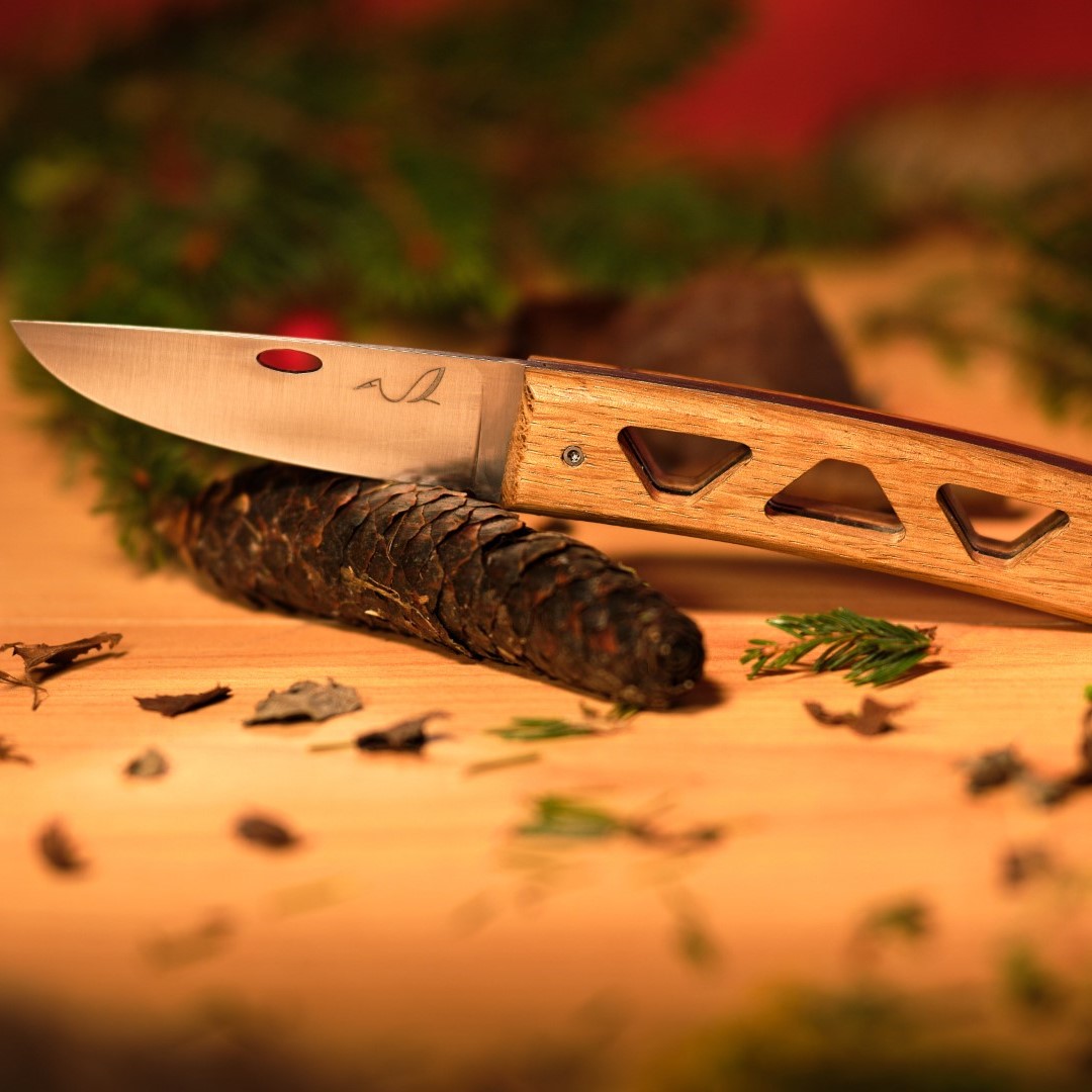 Couteau pliable en bois recyclé - 5