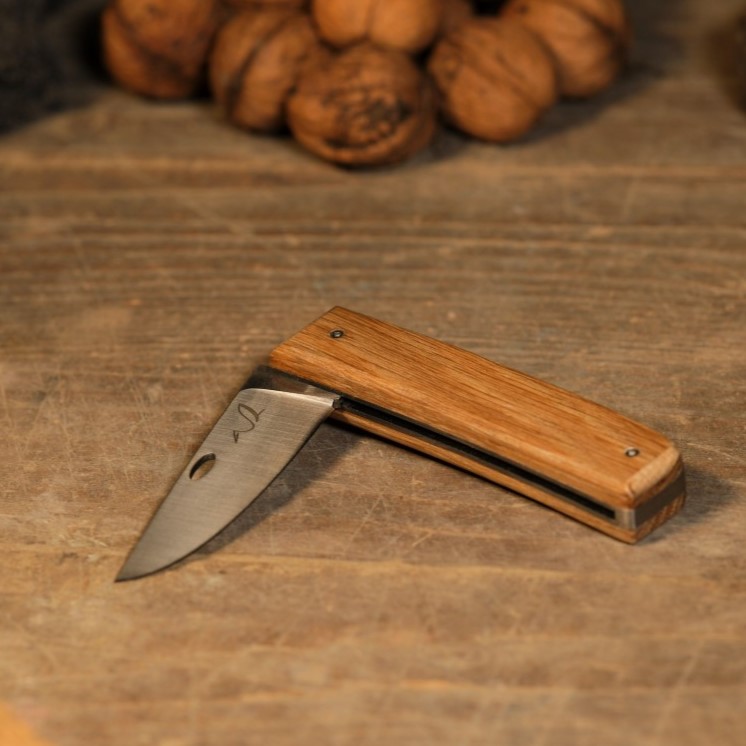 Couteau pliable en bois recyclé - 3
